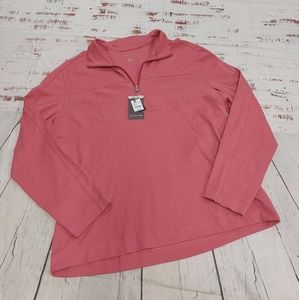 Van Heusen 1/4 zip long sleeve pullover